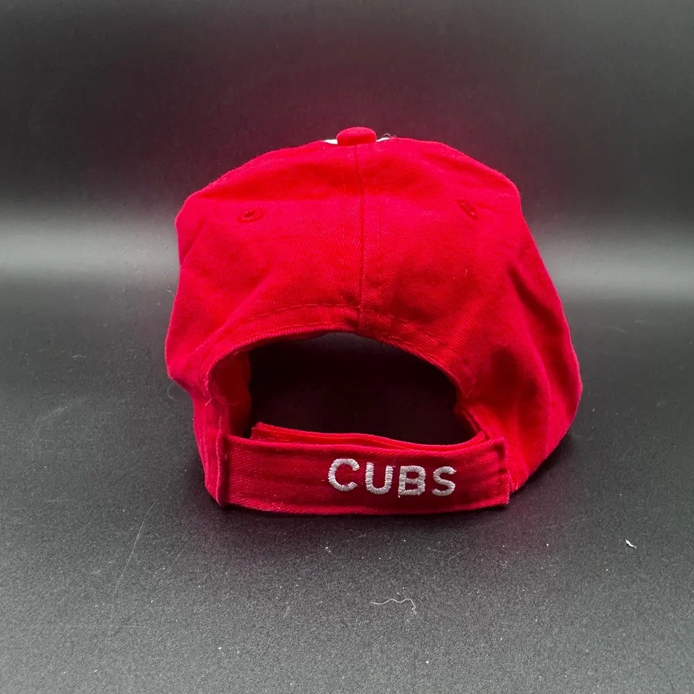 Chicago Cubs Hat Cap & Hair Bow Set Youth Baseball Fan Red White‎